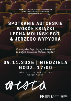 Spotkanie autorskie wokół książk Lecha Molińskiego & Jerzego Wypycha