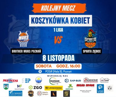 Mecz koszykarek Sparty Ziębice